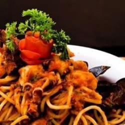 Pastas con mariscos