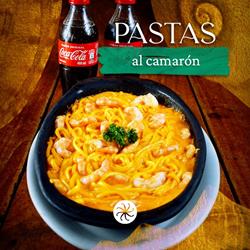 Pastas con camaron